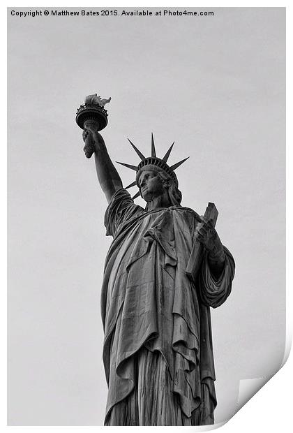 Statue of Liberty Print by Matthew Bates