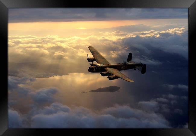  Lancaster Light Framed Print by J Biggadike