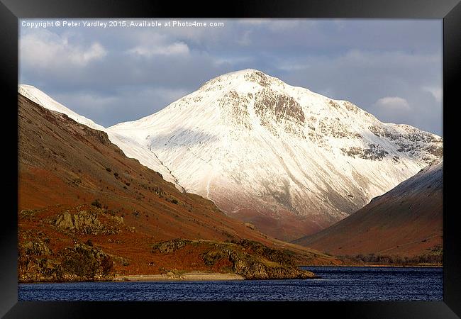  Great Gable Framed Print by Peter Yardley