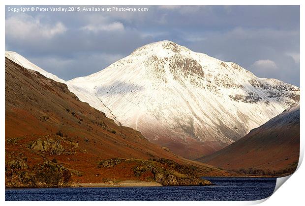 Great Gable Print by Peter Yardley
