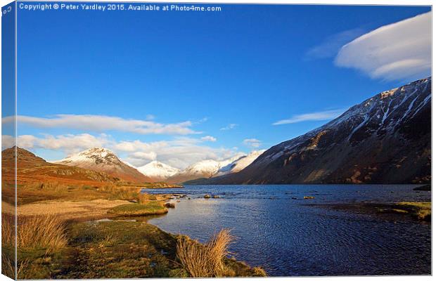 Wastwater  Canvas Print by Peter Yardley