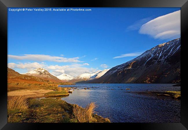 Wastwater  Framed Print by Peter Yardley