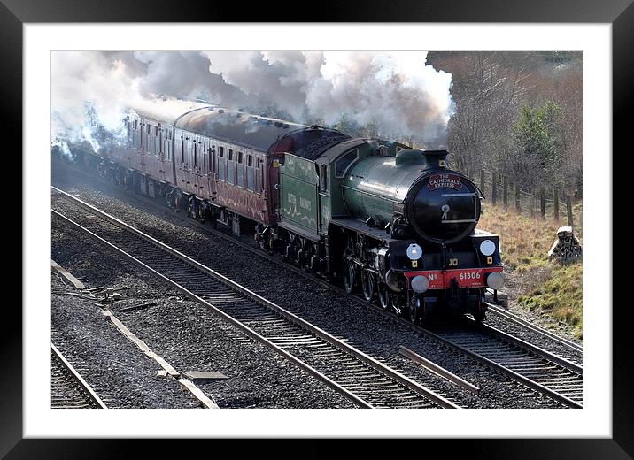  Cathedrals Express train Mayflower 61306 Framed Mounted Print by Tony Bates