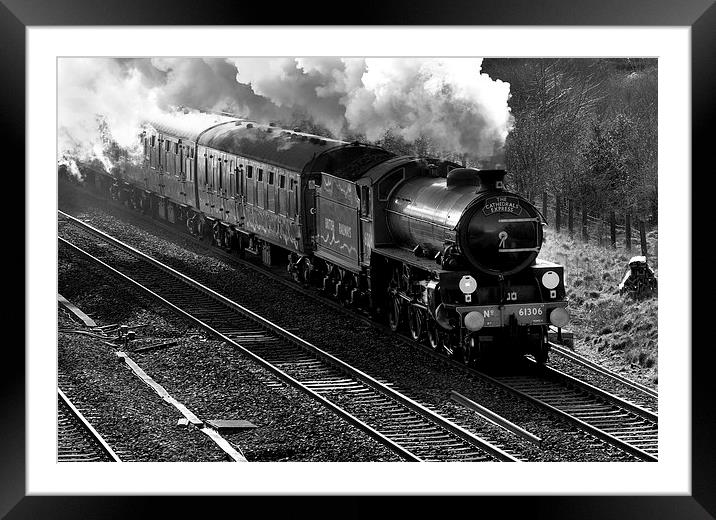  Cathedrals Express mono Mayflower 61306 Framed Mounted Print by Tony Bates