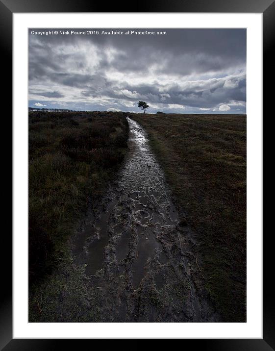 Wet Underfoot Framed Mounted Print by Nick Pound