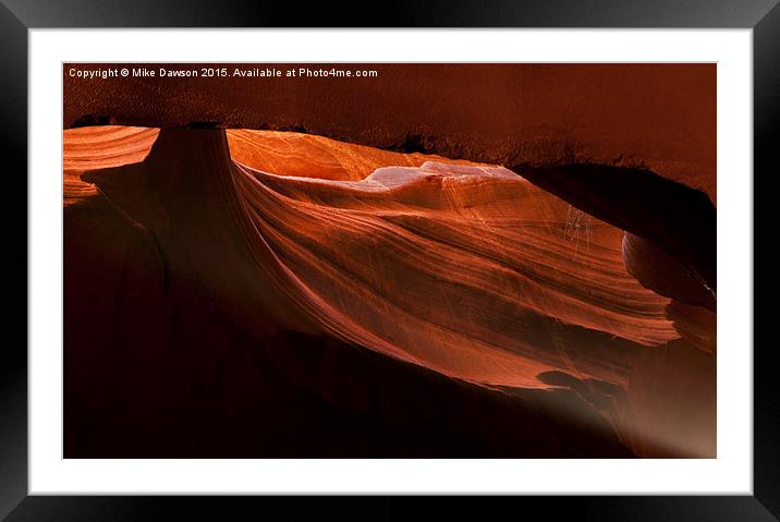 Light Chamber Framed Mounted Print by Mike Dawson
