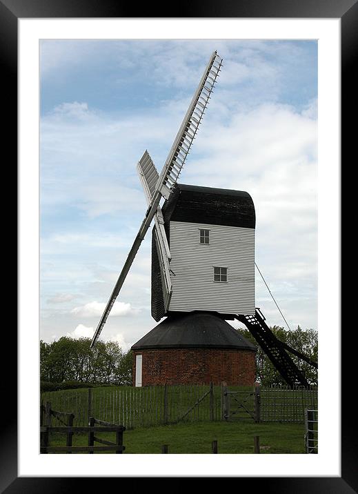 MOUNTNESSING WINDMILL Framed Mounted Print by Ray Bacon LRPS CPAGB