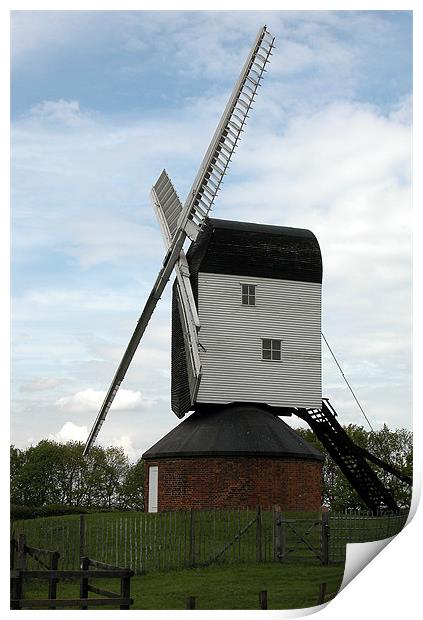 MOUNTNESSING WINDMILL Print by Ray Bacon LRPS CPAGB