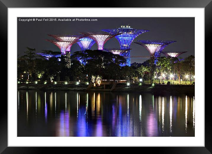 Gardens By The Bay Framed Mounted Print by Paul Fell