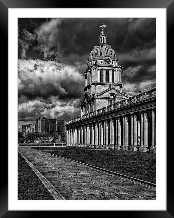  Greenwich Old and New Framed Mounted Print by Nigel Jones