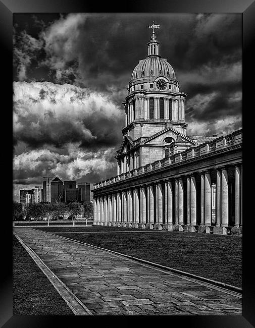  Greenwich Old and New Framed Print by Nigel Jones