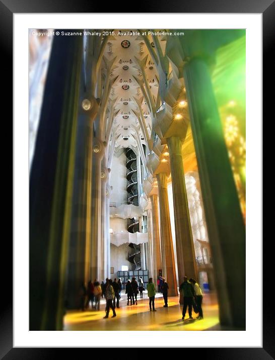  Sagrada Familia Barcelona Framed Mounted Print by Suzanne Whaley