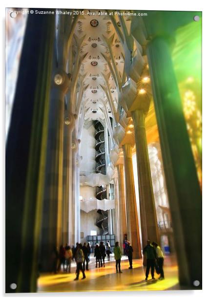  Sagrada Familia Barcelona Acrylic by Suzanne Whaley