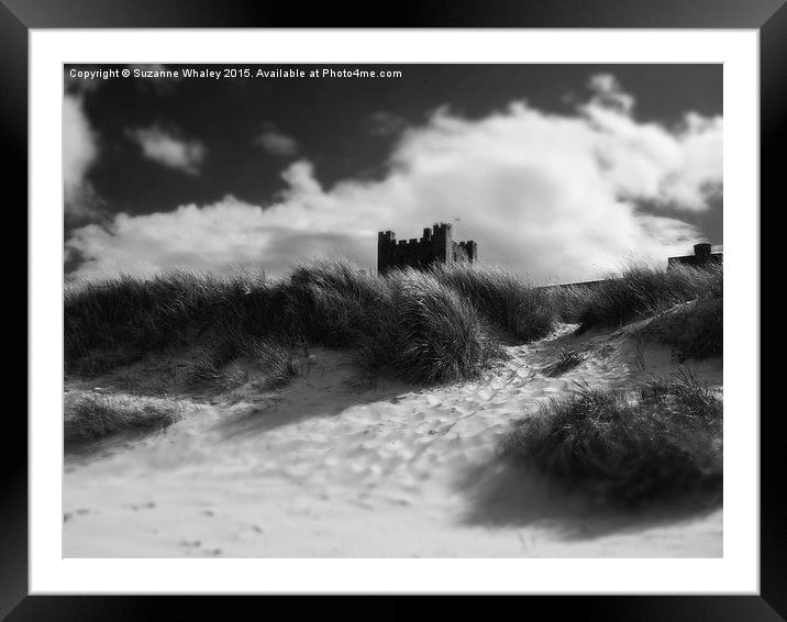  Bamburgh Castle Framed Mounted Print by Suzanne Whaley