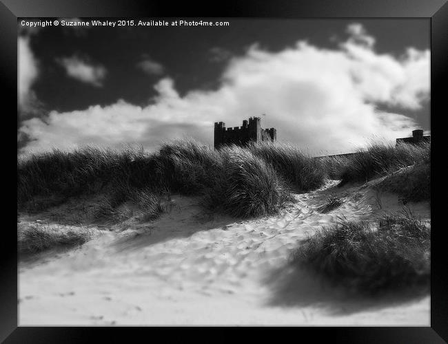 Bamburgh Castle Framed Print by Suzanne Whaley