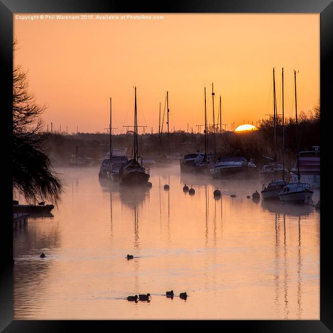  Sunrise Framed Print by Phil Wareham