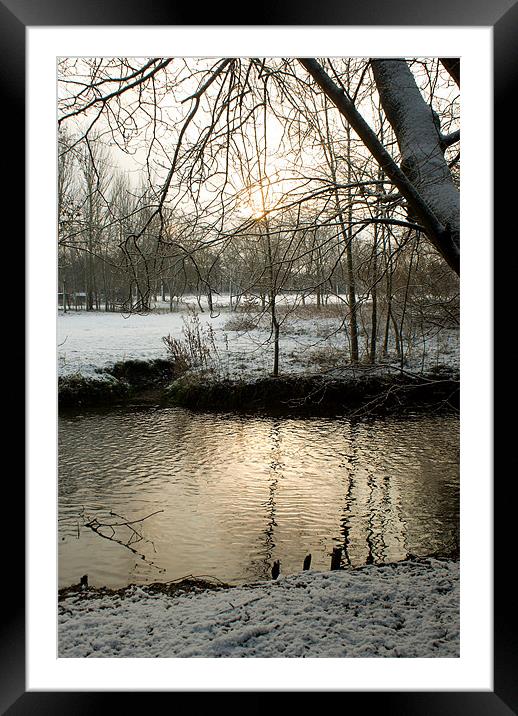 Snowy River Framed Mounted Print by Dave Windsor