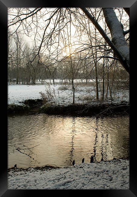 Snowy River Framed Print by Dave Windsor