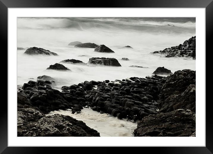  The Giants Causeway Northern Ireland  Framed Mounted Print by pristine_ images