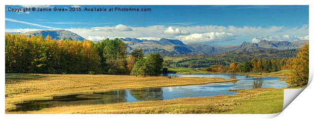  Wise Een Tarn Print by Jamie Green