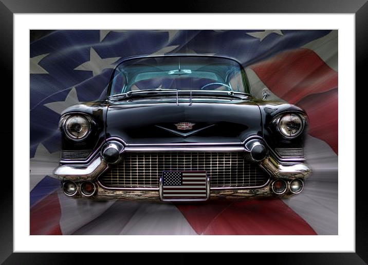 Black Caddy. Framed Mounted Print by Nathan Wright