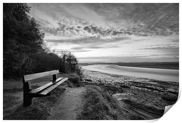  Early morning on the River Taw Print by Dave Wilkinson North Devon Ph