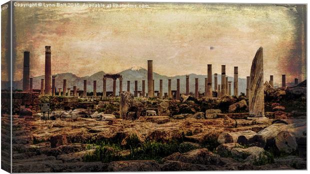  Roman Ruins Canvas Print by Lynn Bolt