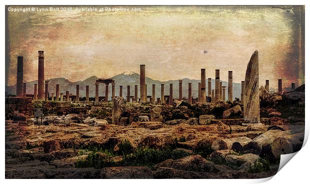  Roman Ruins Print by Lynn Bolt