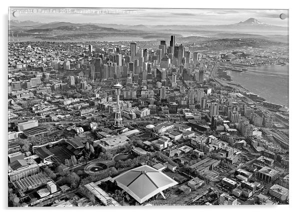 Seattle Acrylic by Paul Fell