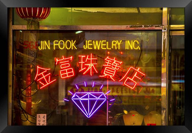 Jin Fook Jewelry Inc.  Framed Print by Chris Lord