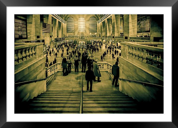 Grand Central Terminal Framed Mounted Print by Chris Lord