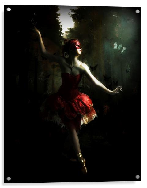  Midnight Dancer Acrylic by Kim Slater