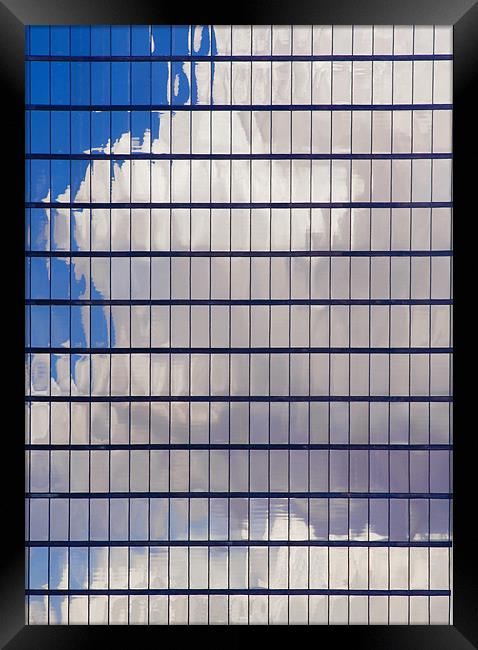 Cloud Impressions Framed Print by Mike Dawson