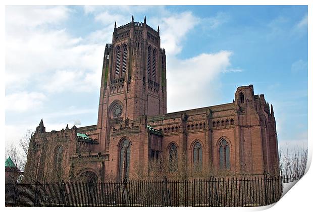 Liverpool Anglican Cathedral Print by ken biggs