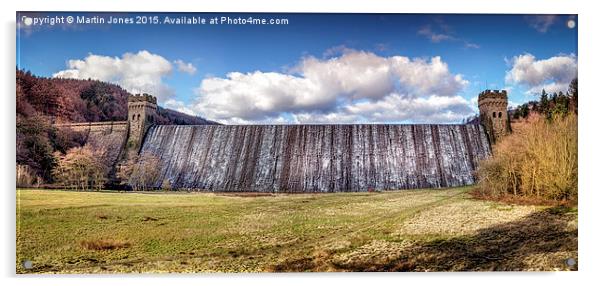  Mighty Wall Across the Upper Derwent Valley Acrylic by K7 Photography