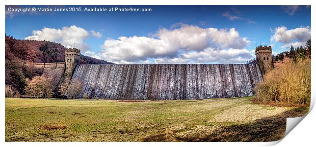  Mighty Wall Across the Upper Derwent Valley Print by K7 Photography