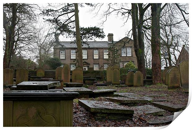 Bronte Parsonage Museum, in Haworth, Yorkshire, UK Print by ken biggs