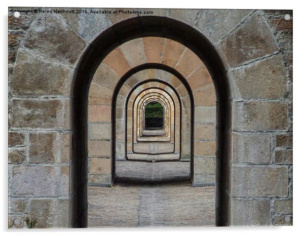  Receding Arches Acrylic by Helen Northcott