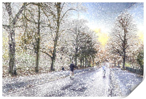 Greenwich Park London Art Print by David Pyatt