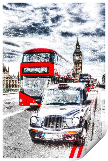 Westminster Bridge London Art Print by David Pyatt