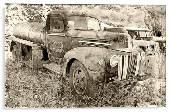 Old truck Acrylic by Paul Fell