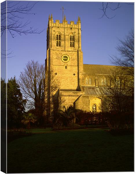 Christchurch Priory Canvas Print by Chris Day