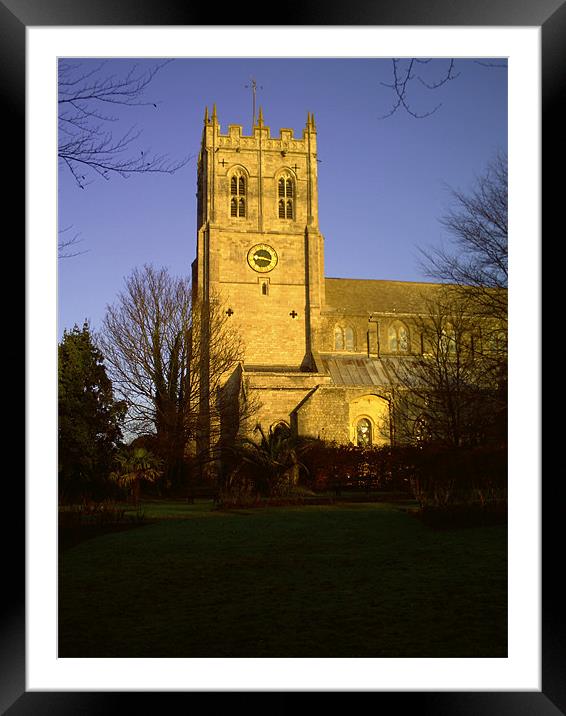 Christchurch Priory Framed Mounted Print by Chris Day