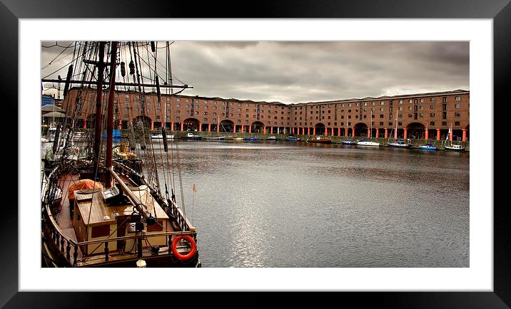 Albert Dock Liverpool Framed Mounted Print by ken biggs