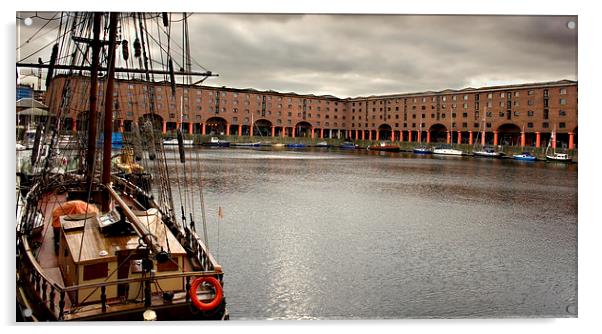 Albert Dock Liverpool Acrylic by ken biggs
