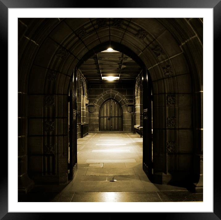  Arched doors in ancient building Framed Mounted Print by ken biggs