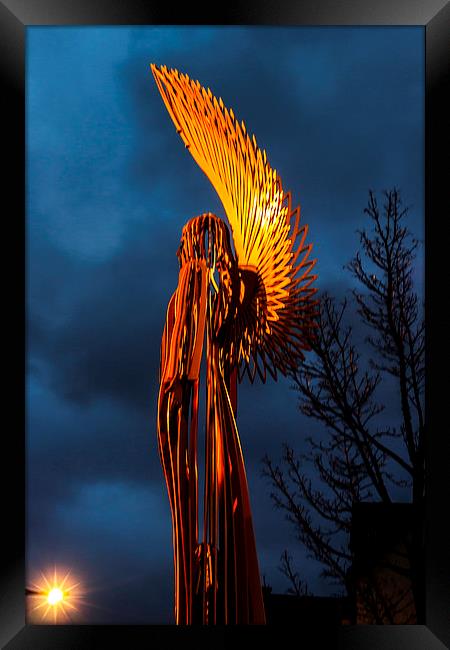 Angel Of The Morning Framed Print by Steve Purnell