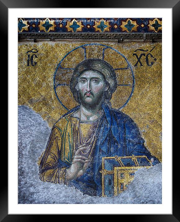  Christ Pantocrator Framed Mounted Print by Stephen Stookey
