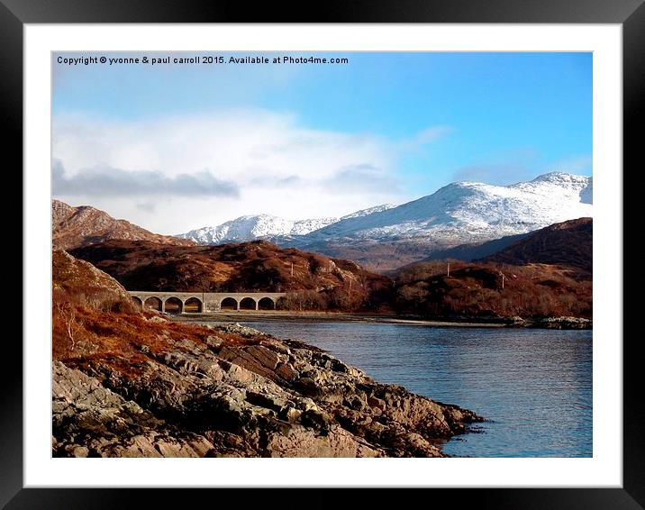  Road to the Isles Framed Mounted Print by yvonne & paul carroll