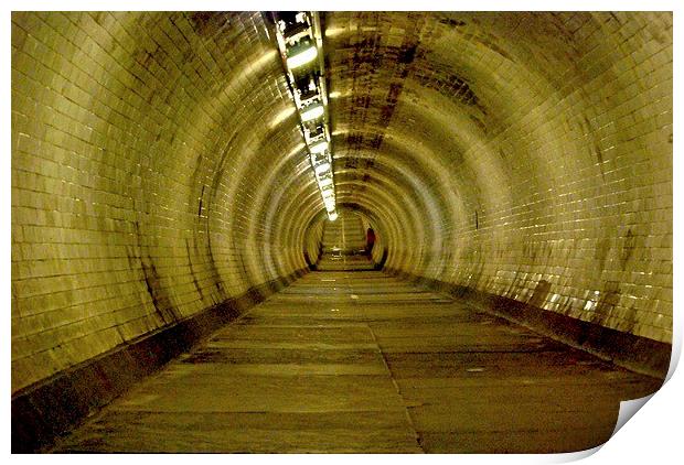  Greenwich Tunnel Print by sylvia scotting